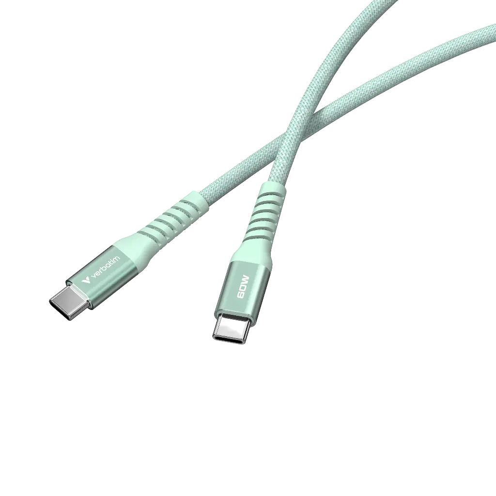  USB-C to USB-C Magnetic 120 cm - Green