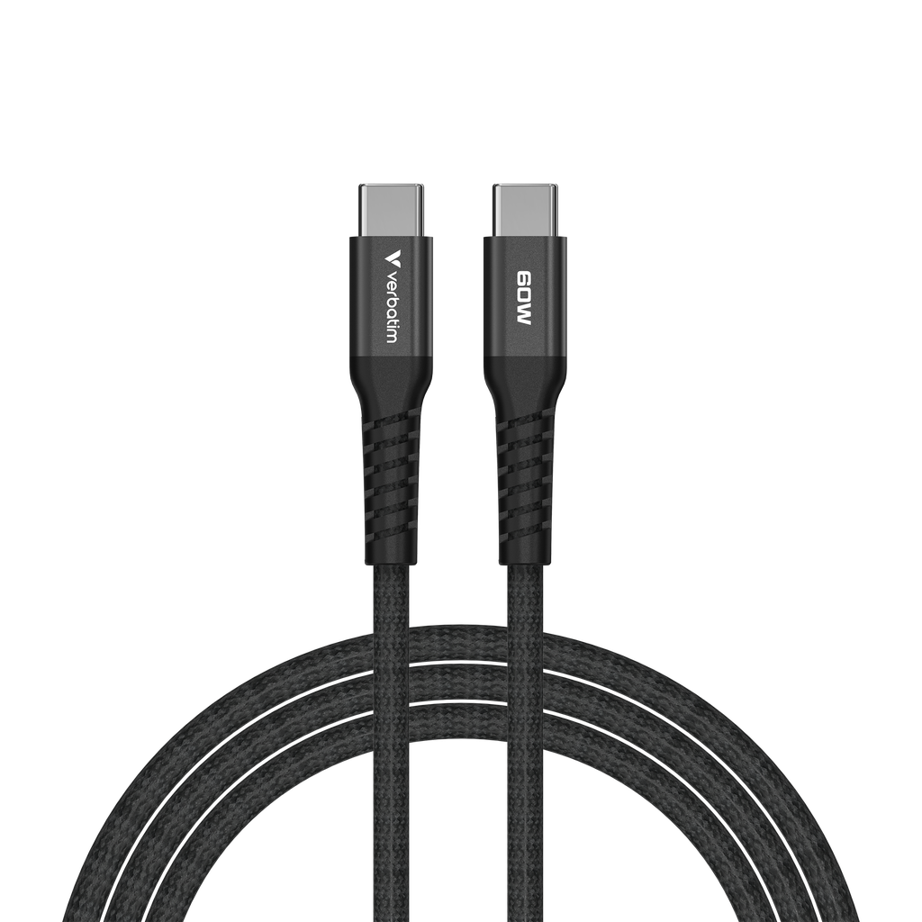 USB-C to USB-C Magnetic 120 cm - Black