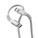 USB-C to USB-C Magnetic 120 cm - White/Grey