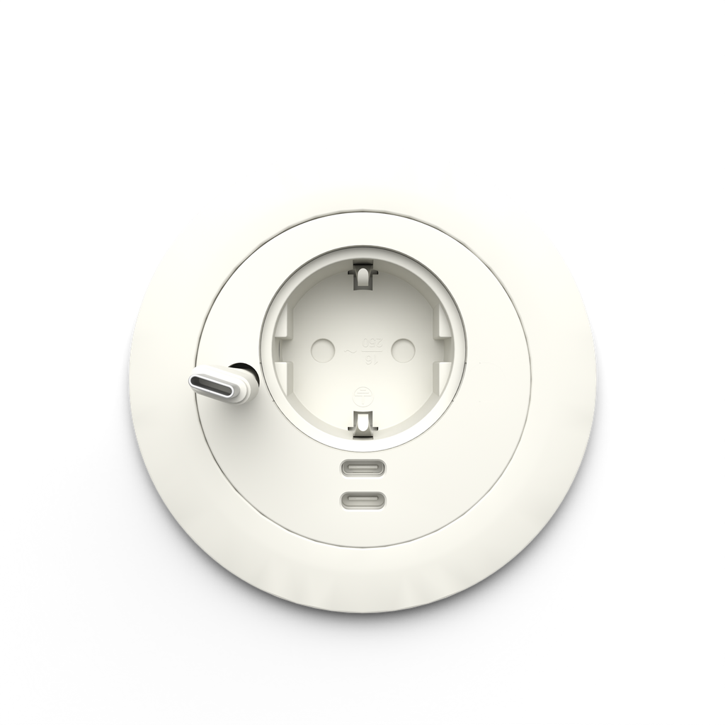 Artplug adapter 80&60, vit