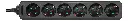 Power Strip 6, 3m, black