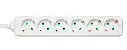 Power Strip 6, 1.5m, White
