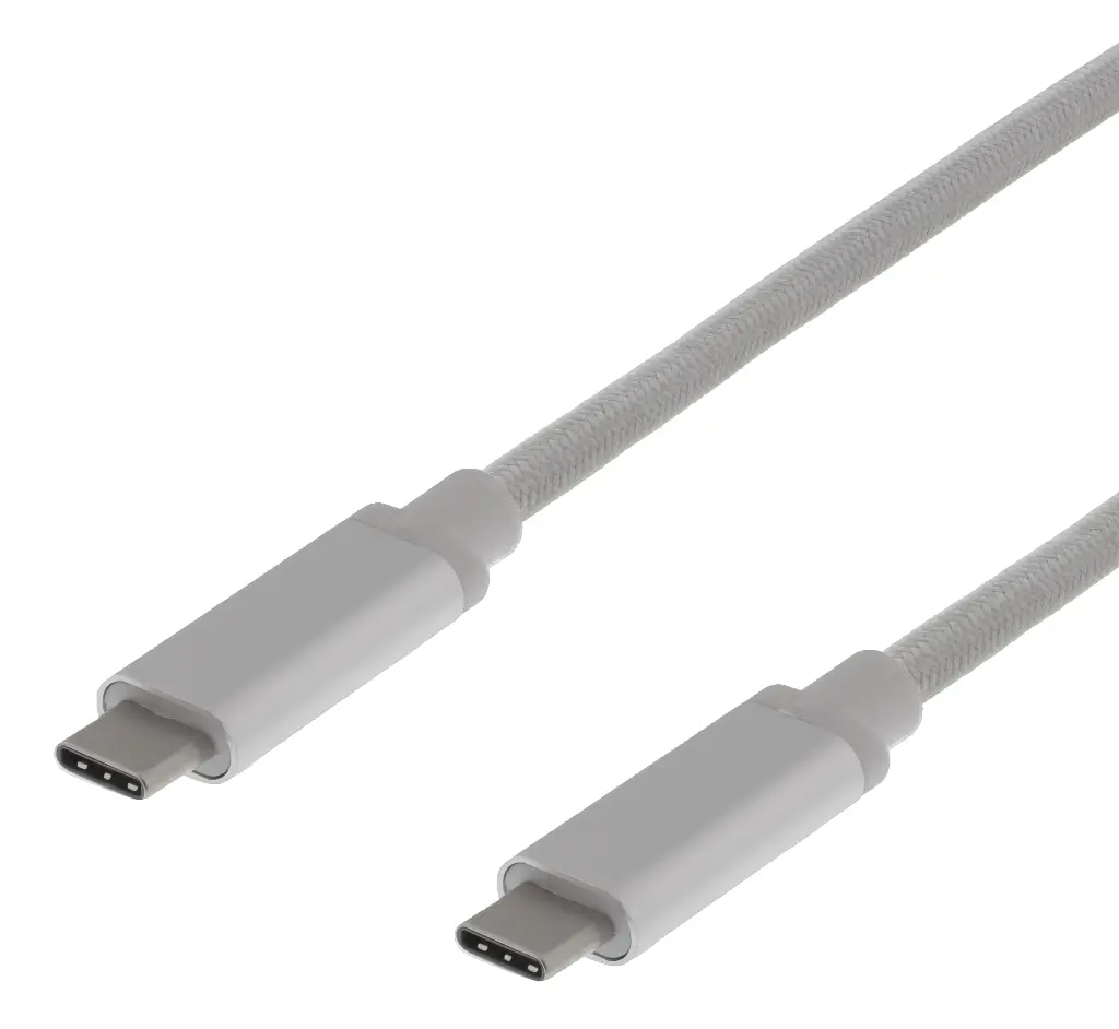 [EDE-SLV-1] USB-C SuperSpeed-kabel, USB 3. 1 Gen 2, 10 Gbps, 100W