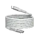 USB-C to USB-C Magnetic 120 cm - White/Grey