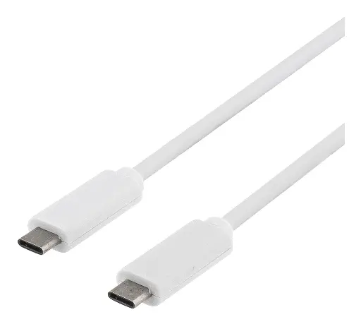 [EDE-WHT-05] USB-C till USB-C-kabel, 10Gbps, 100W 5A, USB 3. 1 Gen 2, E-Märkt