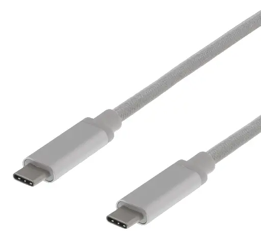 [EDE-SLV-1] USB-C SuperSpeed-kabel, USB 3. 1 Gen 2, 10 Gbps, 100W