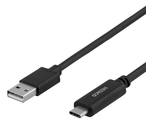[EDE-BLK-15AC] USB-C till USB-A kabel, 3A, USB 2.0