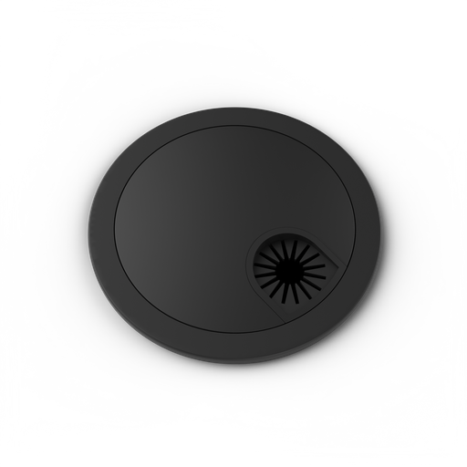 [KDE-BLK-CF60] Kabelgenomföring 60, Svart