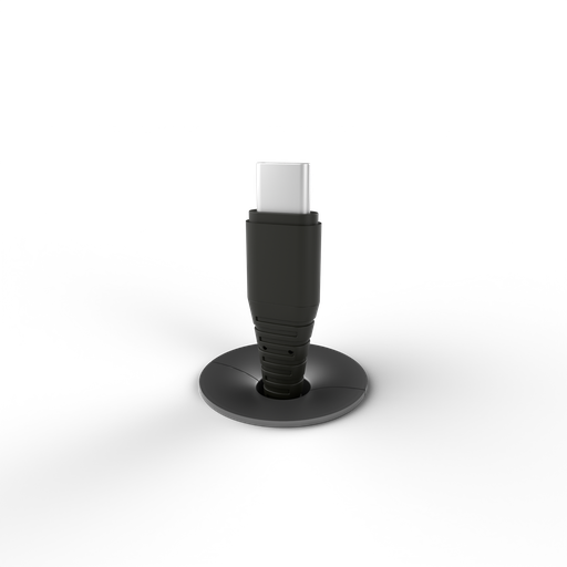 [KDE-BLK-CF22] Cable feedthrough 22, Black
