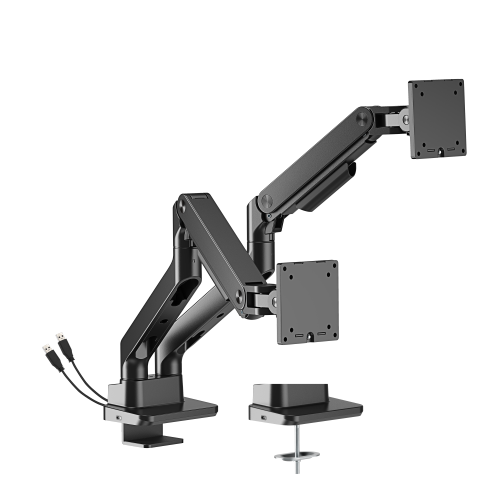 [MDE-BLK-2] Monitorarm - Dubbel