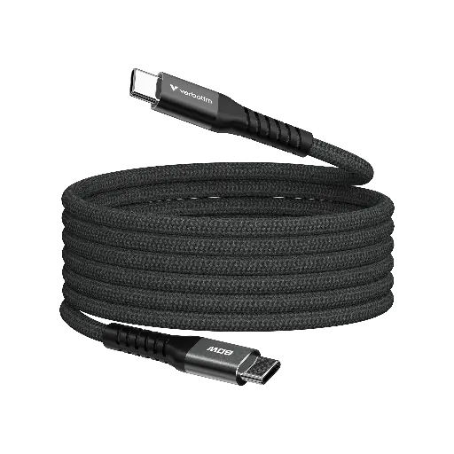 [EDE-BLK-M12] USB-C to USB-C Magnetic 120 cm - Black