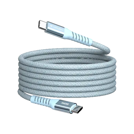 [EDE-BLU-M12] USB-C to USB-C Magnetic 120 cm - Blue